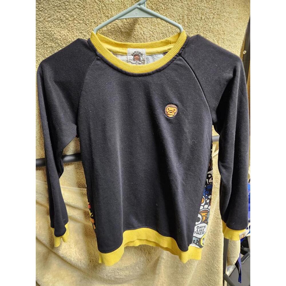 BAPE Baby Milo Colorful Graphic Sweatshirt EU 150/US size 12